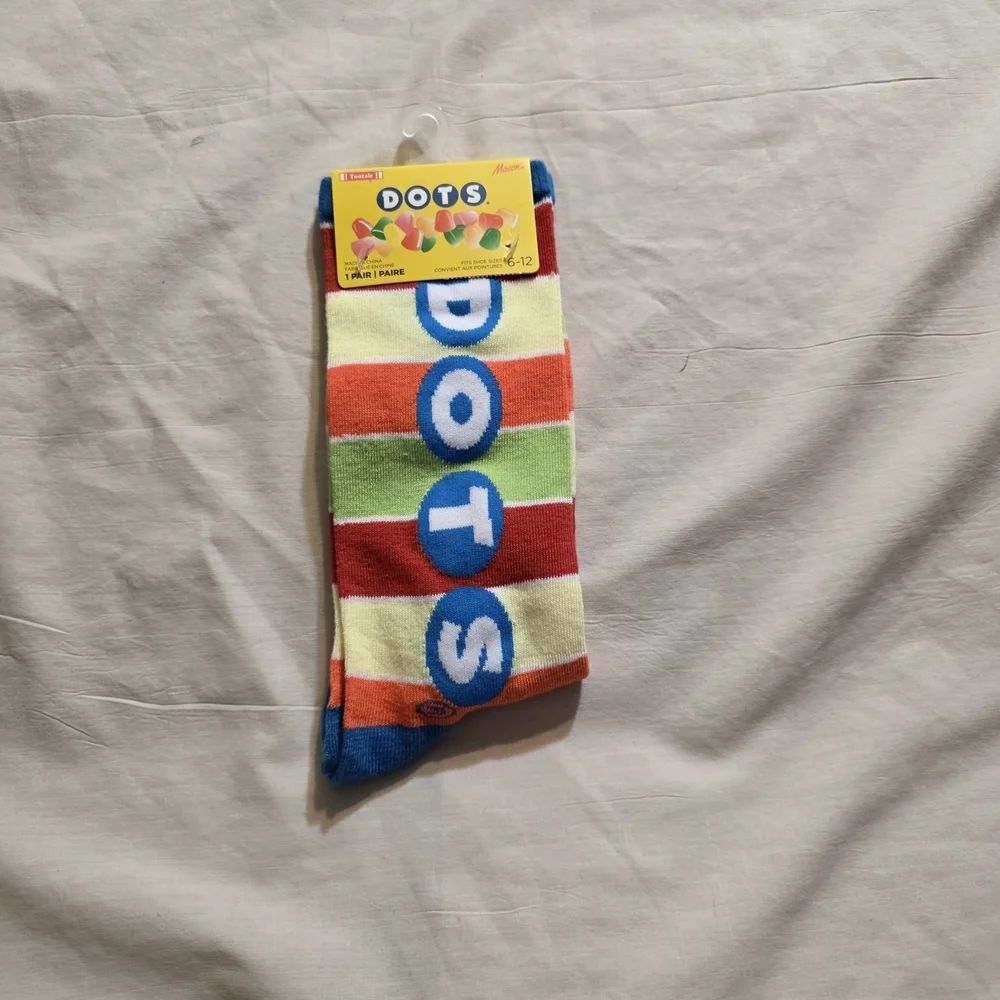 Novelty Colorful Striped Dots Candy Socks Unisex